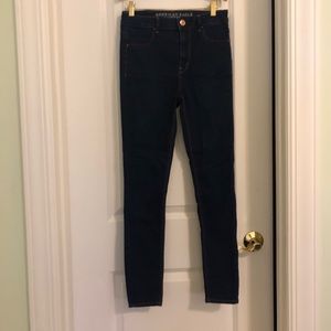 American Eagle sky high jegging